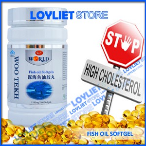 FISH OIL SOFTGEL WOO TEKH 100% ORI
