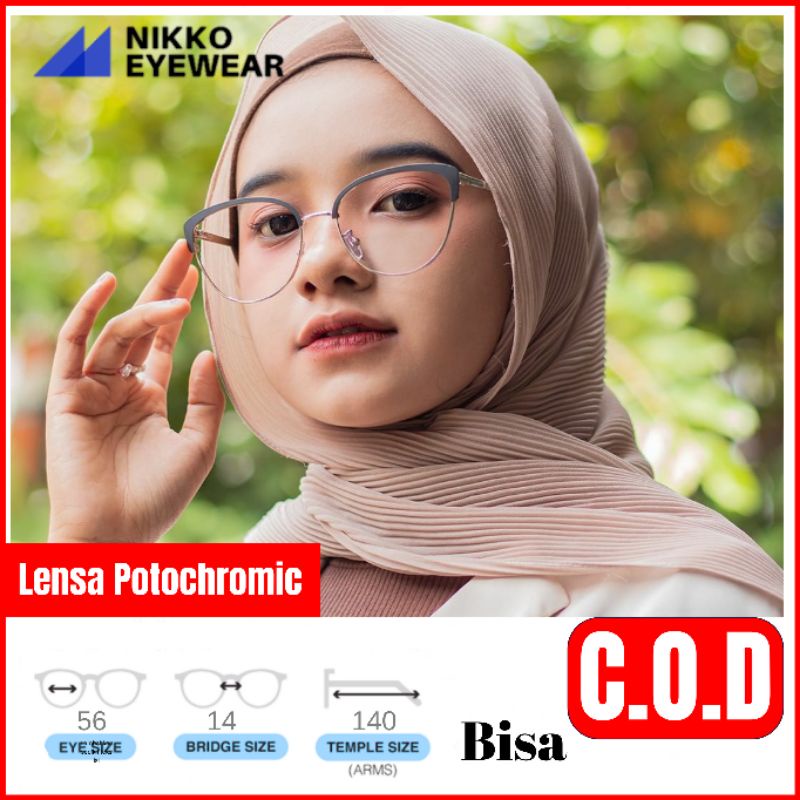 Frame Kacamata 95680 Lensa BLUECROMIC,PHOTOCROMIC, BLUERAY