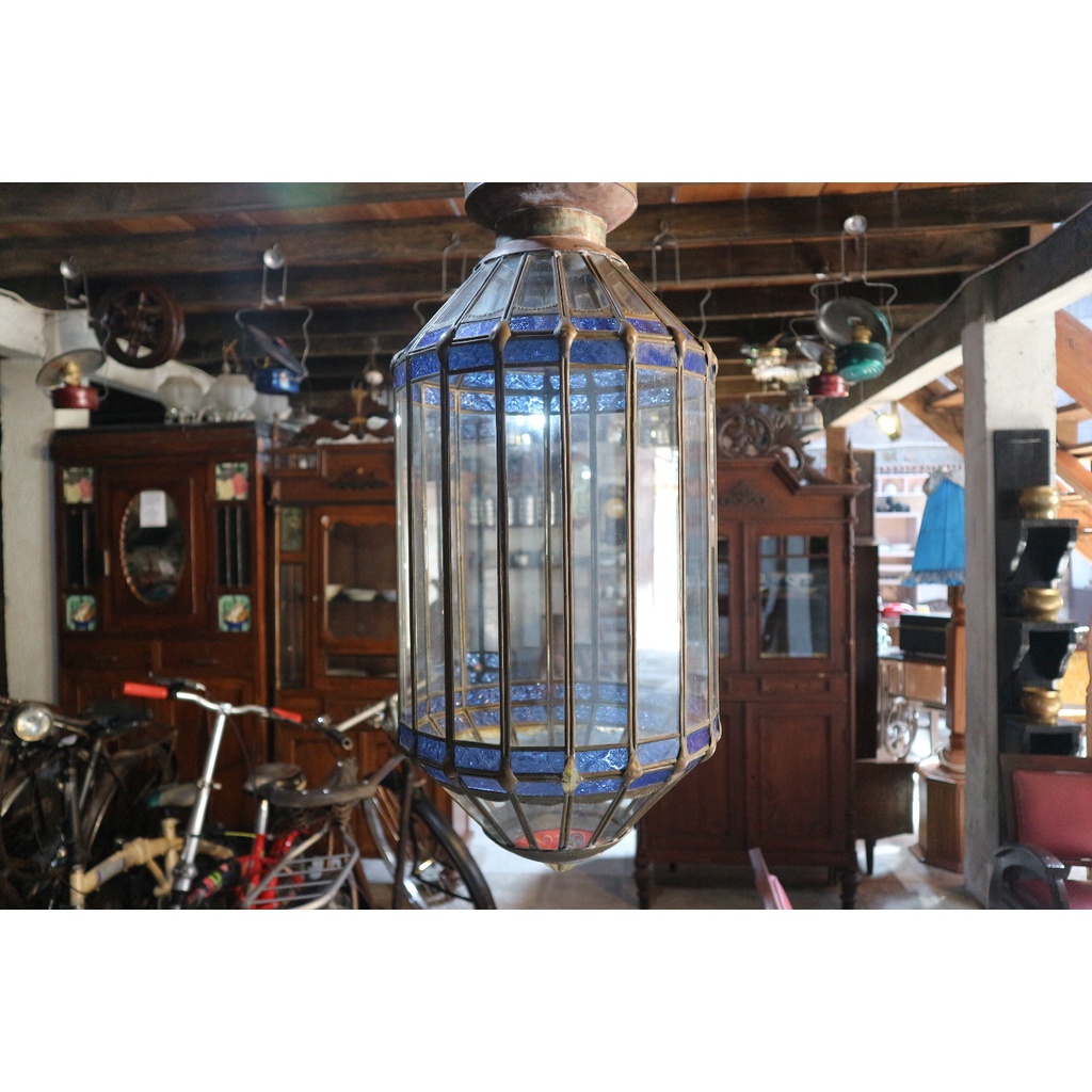 Lampu Gantung Kaca Patri/Marroco