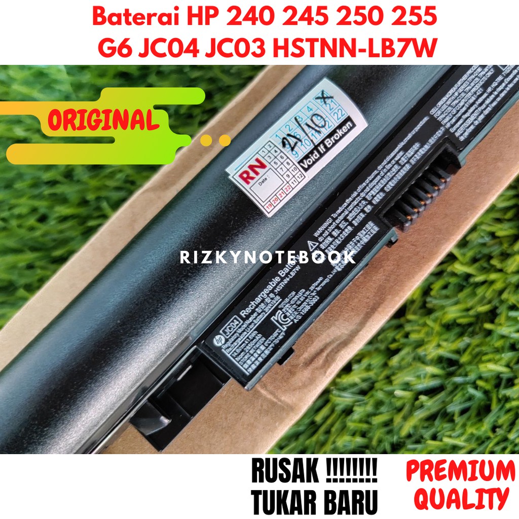 Original Baterai Batre Batrai HP 240 245 250 255 G6 JC04 JC03 HSTNN-LB7W 14bw 14-Bw 14-bs 15-Bs