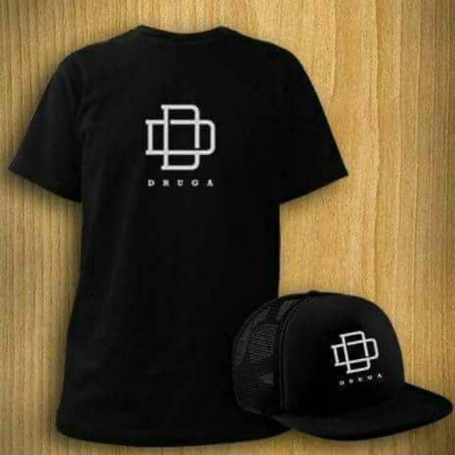 KAOS LOGO DRUGA & FREE TOPI DRUGA