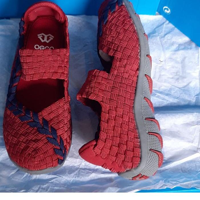 ❊ sepatu rajut anak perempuan OGGO junior 206 for kids size 30-35 ♛