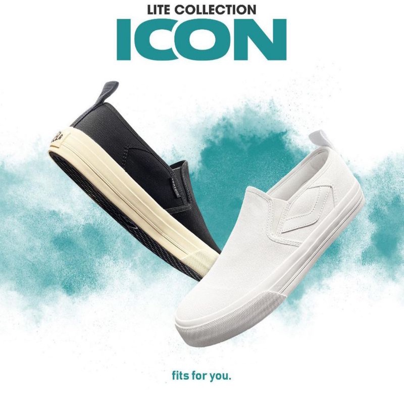 Ventela Slip On Icon Black White / All White Original