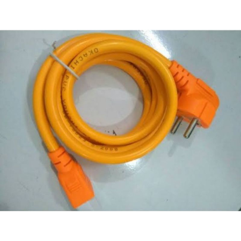 kabel power CPU komputer, MAGIC COM 1.8 meter BEETSTER hitam orange computer cable