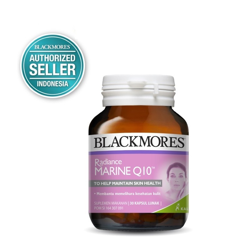 Blackmores Radiance Marine Q 10 Bpom Kalbe 30s Vitamin Kulit Kesehatan Kulit Suplemen Kulit