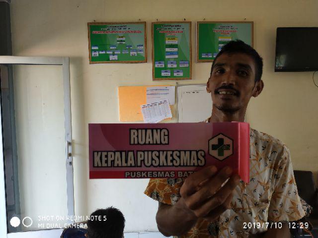 Acrylic Sign Ruangan