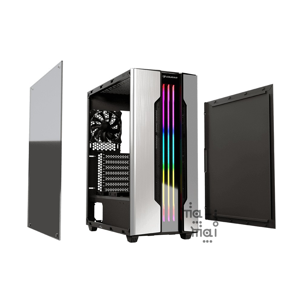 COUGAR GEMINI M Iron Gray RGB Elegant Design Mini Tower Gaming Case