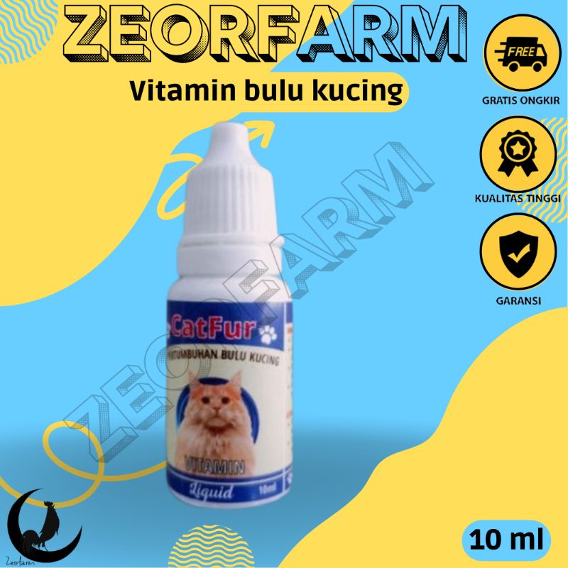 Vitamin Bulu Kucing Obat Penumbuh Bulu Rontok Vitamin Nutirisi Penumbuh Bulu Kucing CATFUR zeorfarm