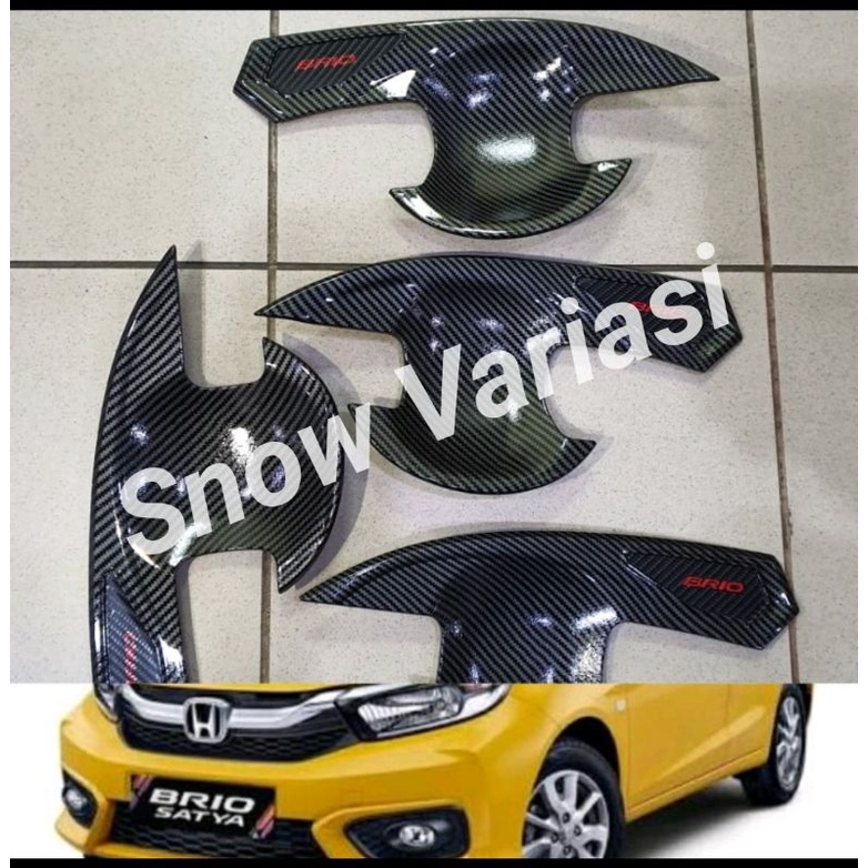 Outer cover mangkok handle carbon All New BRIO 2018-2020