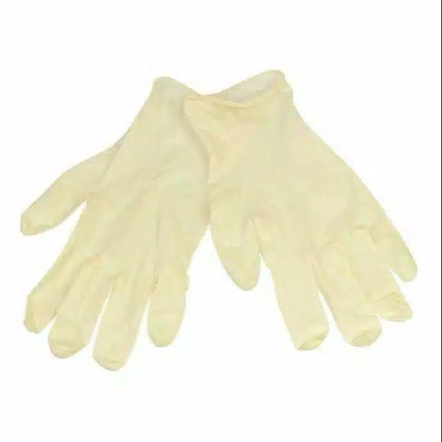 Sarung Tangan Karet / Sarung Tangan Latex (sepasang) Size M Dan L