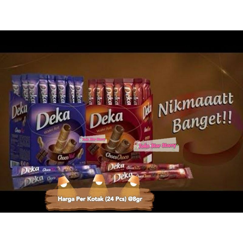 

[Per Kotak] Deka Wafer Roll Dua Kelinci (@8gr x24pcs)