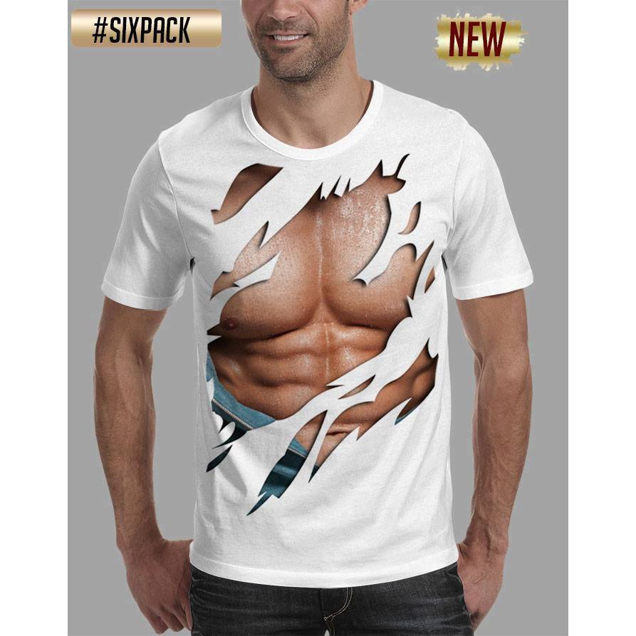 Kaos 3D Sixpack
