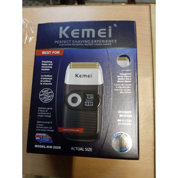 shaver kemei.. km2026