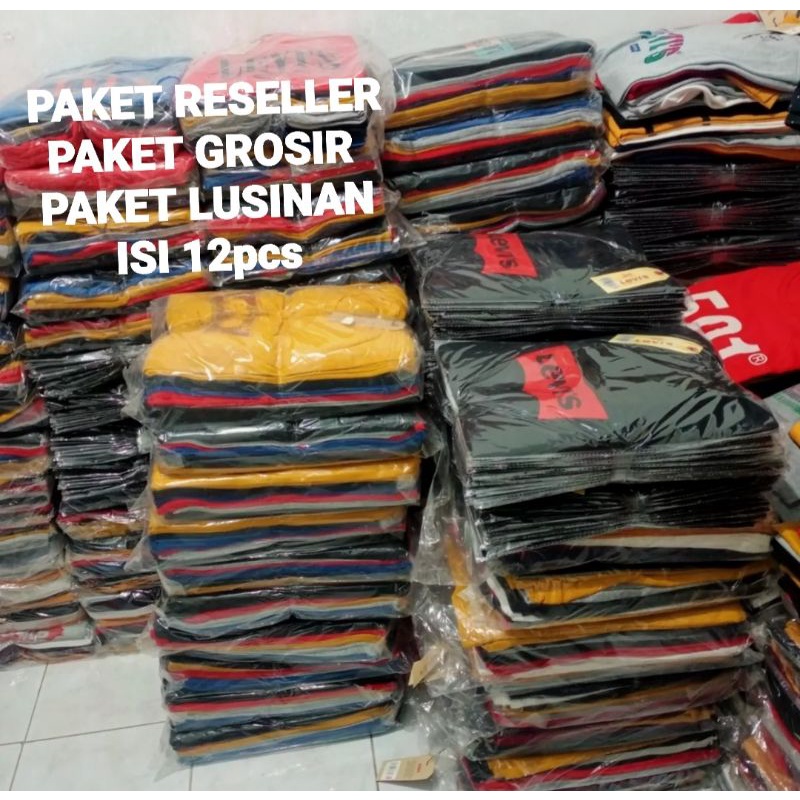 [COD] BELI 1 DAPAT 3PCS KAOS PRIA KWALITAS PREMIUM / KAOS LEVISS / Kaos pria /  KAOS DISTRO ORIGINAL(Kaos Leviss)