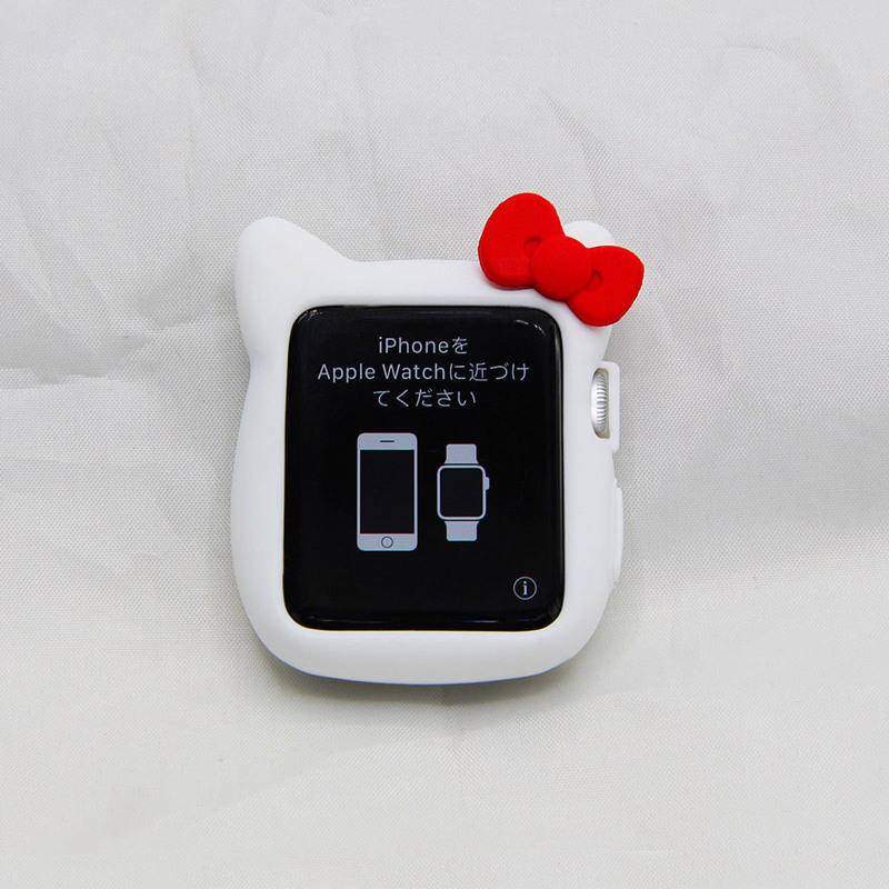 Case Pelindung Apple Watch Seri 6 4 3 2 1 5 iWatch 40MM 44MM 38MM 42MM Motif Kartun Hello Kitty