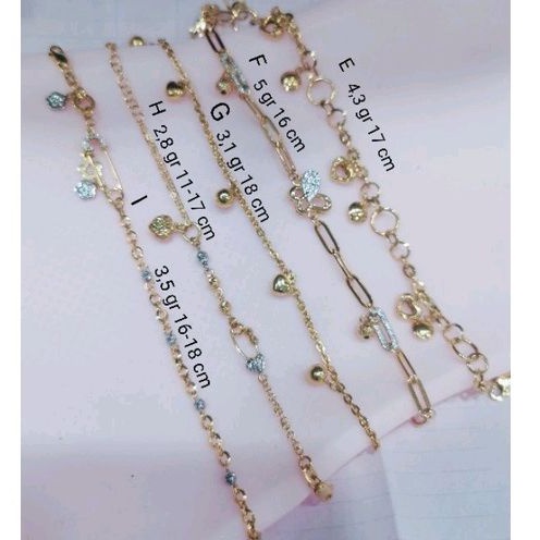 Gelang Tangan Emas kadar  700/16k