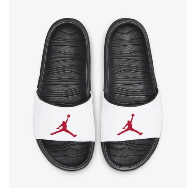 Sendal Slide [TERBARU] - Nike Men’s SE Jordan Break Slide Black/White - Original 1000% BNIB Resmi St