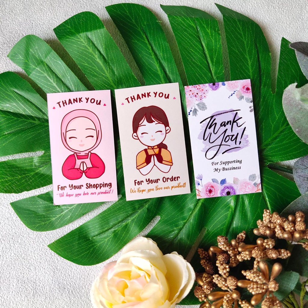 

STICKER / STIKER THANK YOU MINI TERIMA KASIH ONLINE SHOP READY STOK MURAH