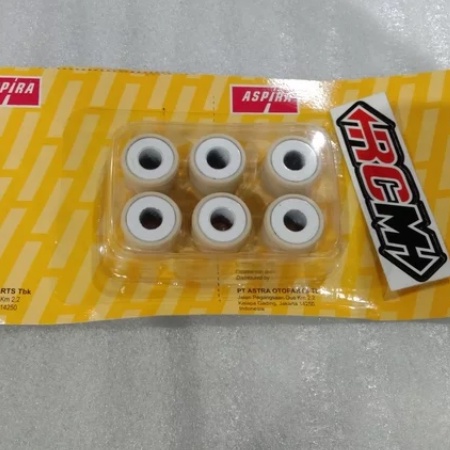 ROLER ROLLER SET ISI 6 PEMBERAT ROL WEIGHT HONDA BEAT ESP POP ESP SCOOPY FI 15GRAM 15 GRAM 15GR H2-2212A-K44-1100