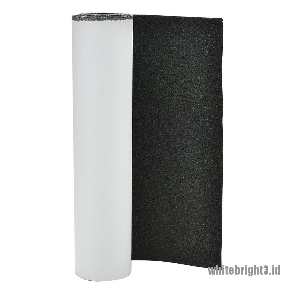 Stiker Kertas Pasir Perforated Grip Warna Putih Ukuran 81cm X 22cm Untuk Skateboard Skuter