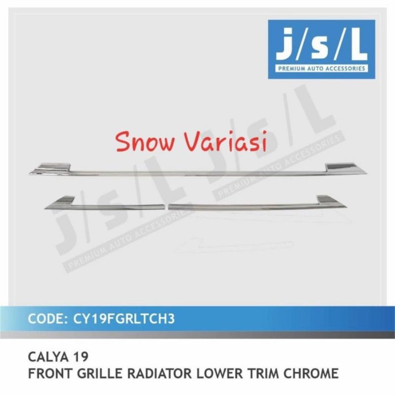 Lis radiator bawah Calya facelift 2019 front grill chrome