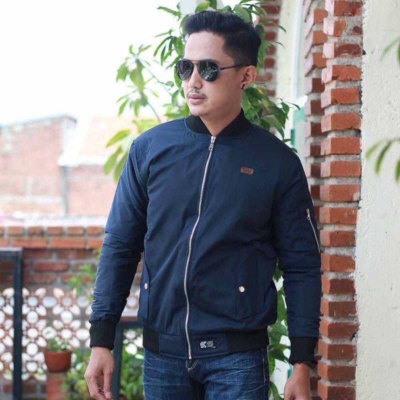 Jaket Bomber Pria Casual Original Distro Premium