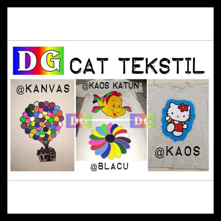 

Murmer Cat Tekstil / Lukis Utk Kaos / Kanvas / Tas / Sepatu - Paket 5 Warna Terbaru