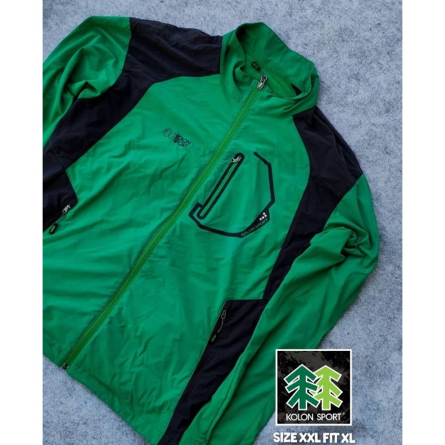 Jaket Outdoor Kolon Sport Original Waterproof Soft Shell Second