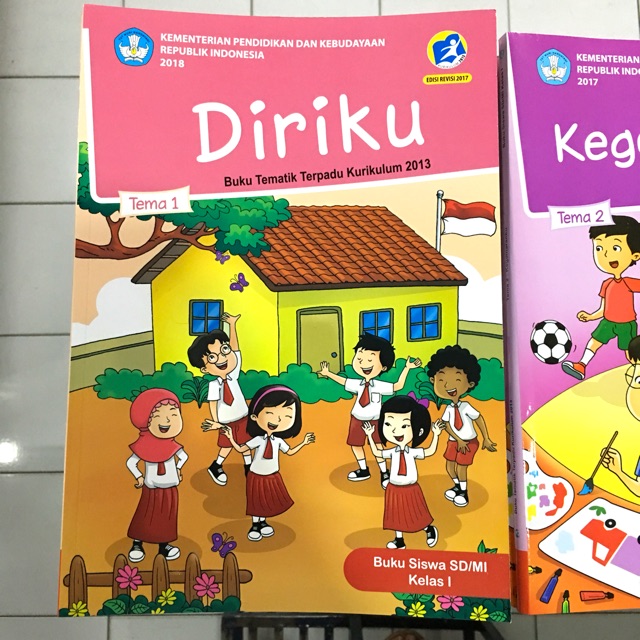 Buku tematik Kelas 1 tema 1 ( Diriku )