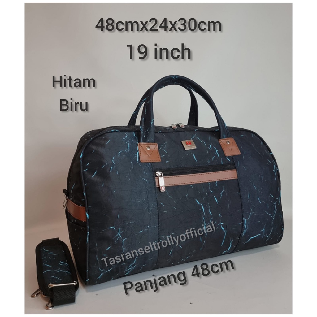 Tas Pakaian Travel Bag Polo Interclub 48cmx24x30 medium size original