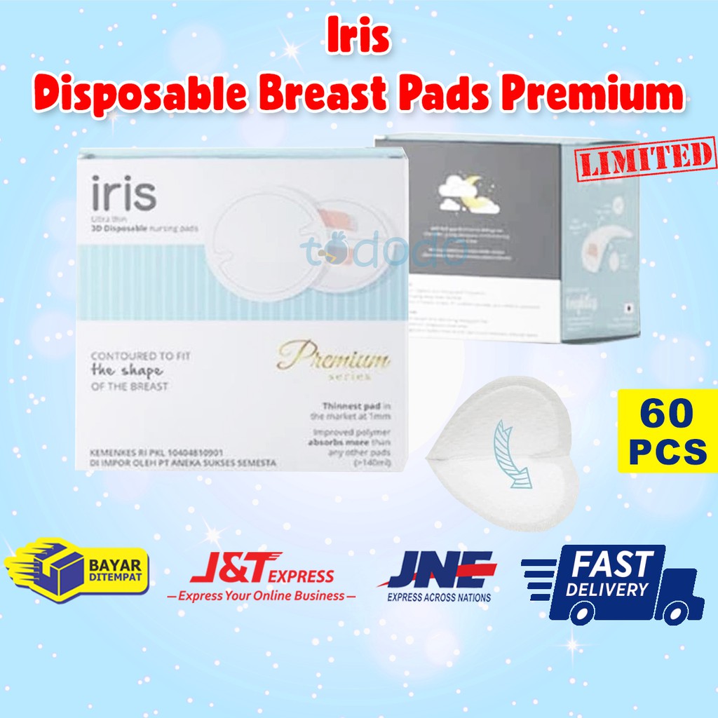 Iris Disposable Breast Pads Premium - Alas Penyerap ASI