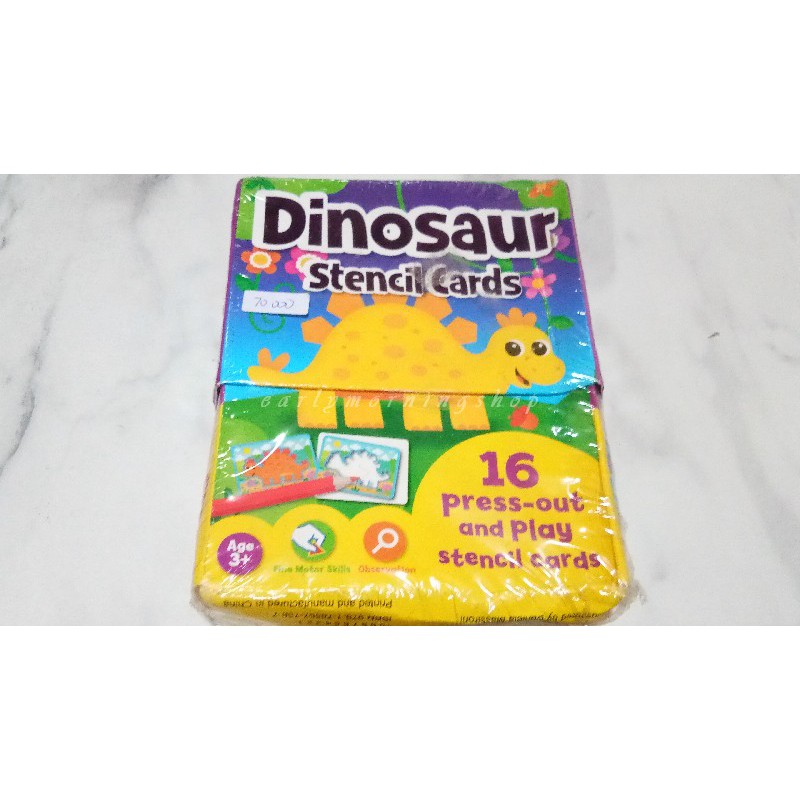 

Dinosaurs Stencil Card