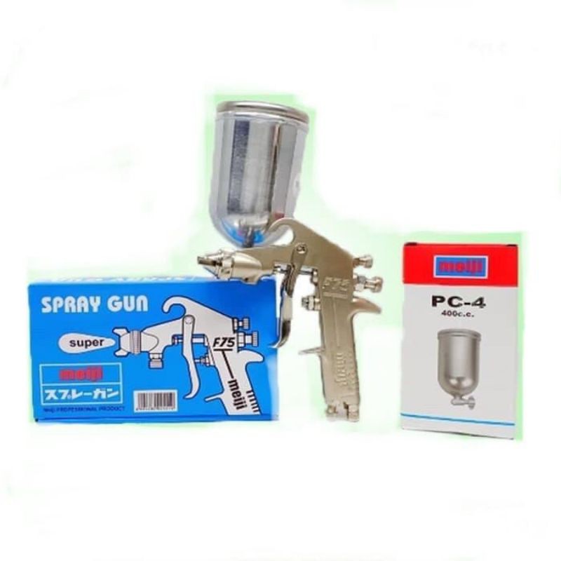 SPRAY GUN MEIJI F75 / F 75 TABUNG ATAS TAIWAN