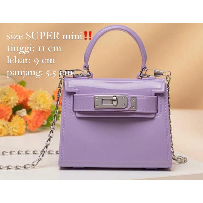 tas wanita/terbaru mini jelly bag/slingbag