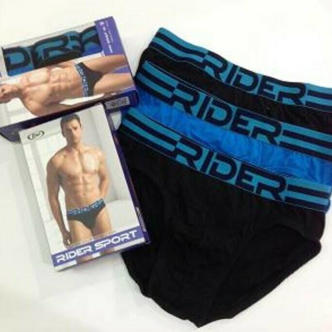 [1Box=3Pcs] RIDER SPORT Celana Dalam / CD (R762B)