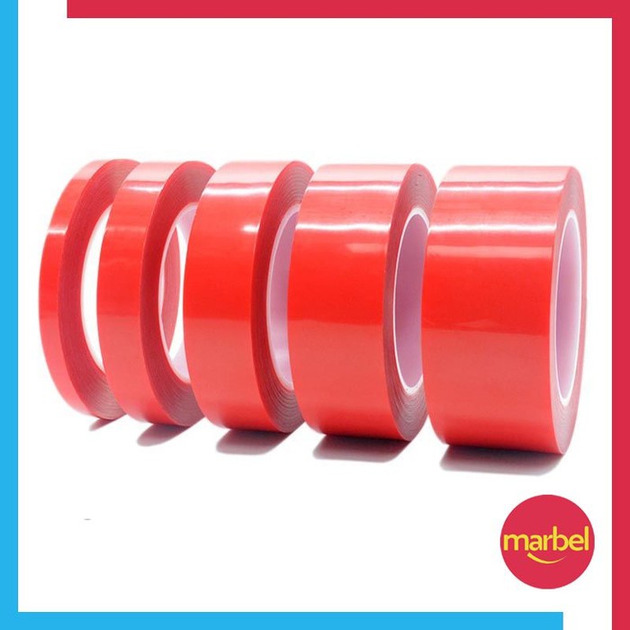 

Perekat Double Tape Aklirik Transparan Super Kuat 50mm x 3m