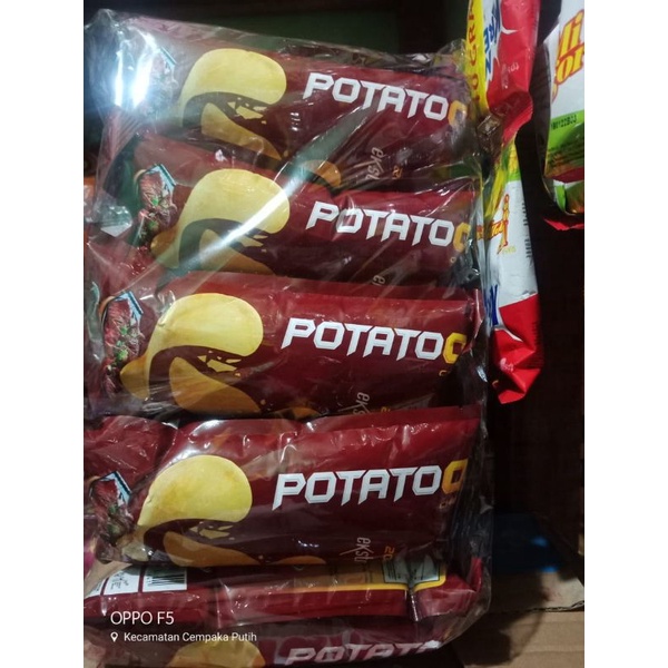 Kikoya PotatoQ Chips 28 gr isi 10/rcng