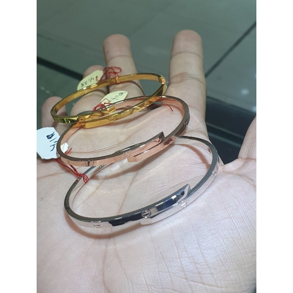 gelang bangle car* emas 700 model terbaru