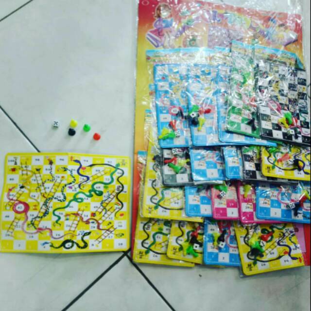 Ular tangga anak ular tangga murah ular tangga kecil mainan ular tangga murah