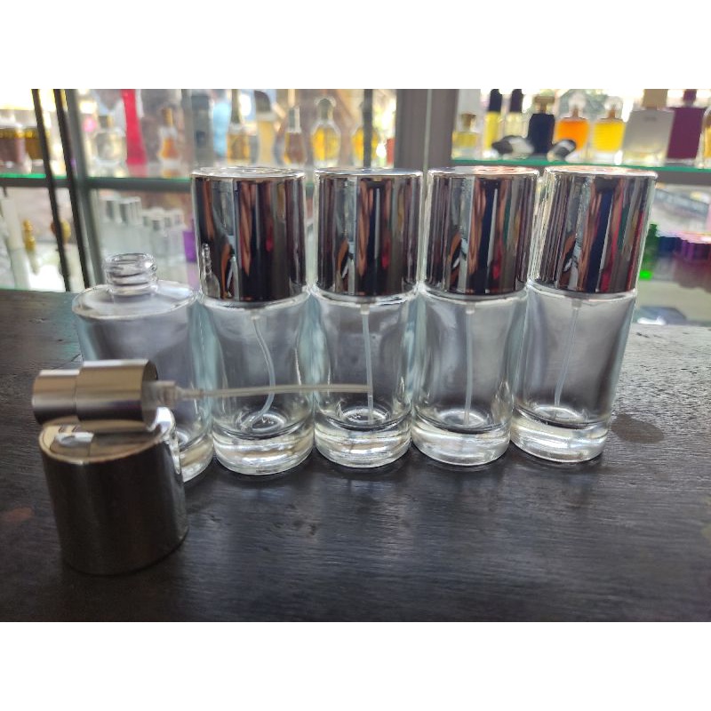 Botol Kosong 20-25ml Tutup Silver