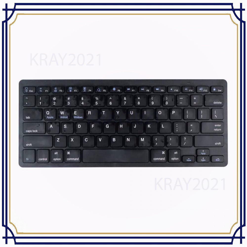 Taffware Ultra Slim Bluetooth Keyboard iOS Android PC KB015
