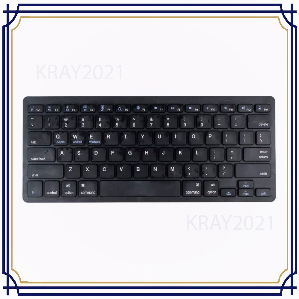 Taffware Ultra Slim Bluetooth Keyboard iOS Android PC KB015