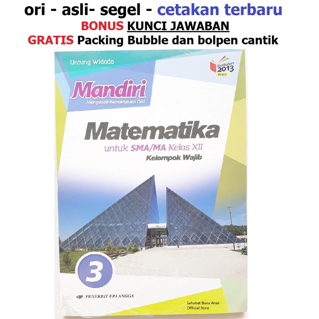 Kunci Jawaban Buku Mandiri Matematika Kelas 8 Kurikulum