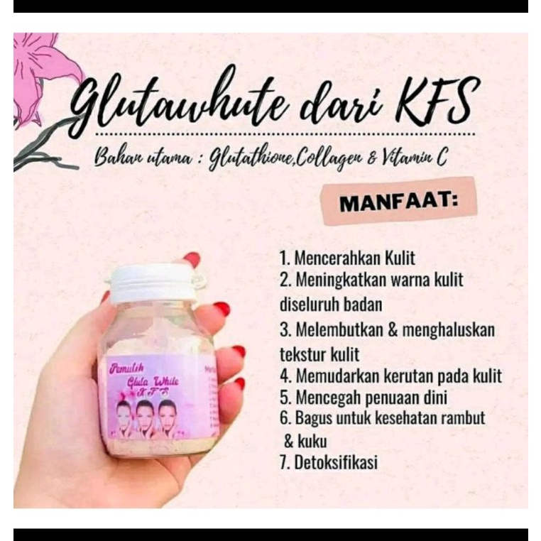 GLUTA WHITE SUSU PEMUTIH/GLUTA white kds original 100%