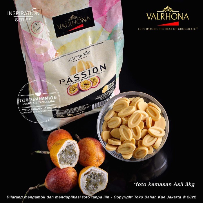 

Fchgtyani Valrhona Chocolate Inspiration Passion Fruit 1Kg Couverture Markisa