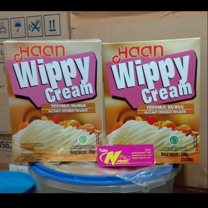 

haan wippy cream 400 gram khusus grab dan gojek