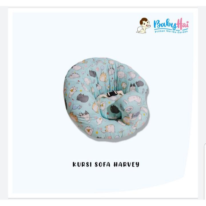 Promo !! TERBARU!!  BABY HAI Sofa Bayi Harvey - Sofa Belajar Duduk Bayi + Penahan -  sofa baby harvey - sofa