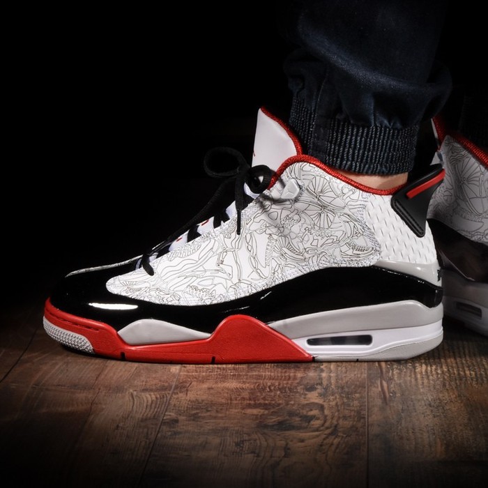 jordan dub zero white red