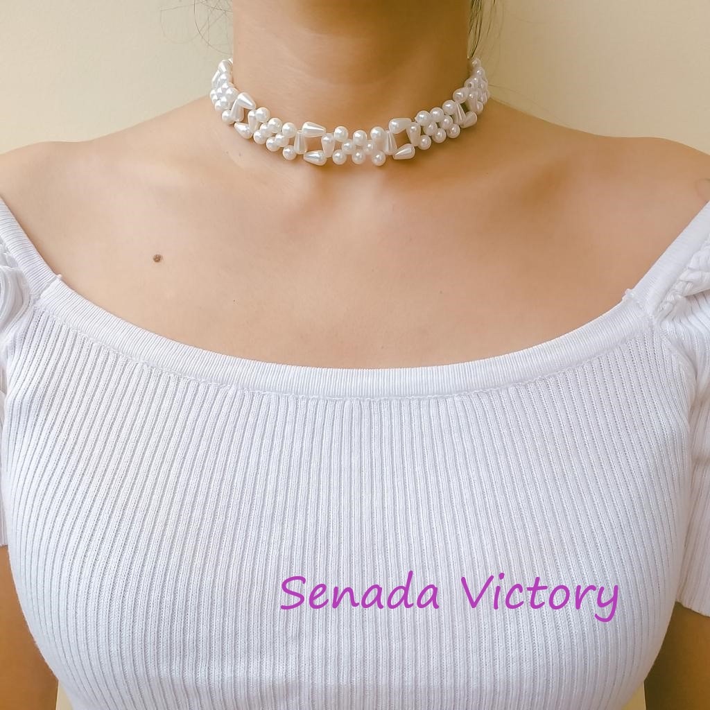 Senada Victory Kalung Choker Freya Kalung Wanita Aksesoris Wanita SK044