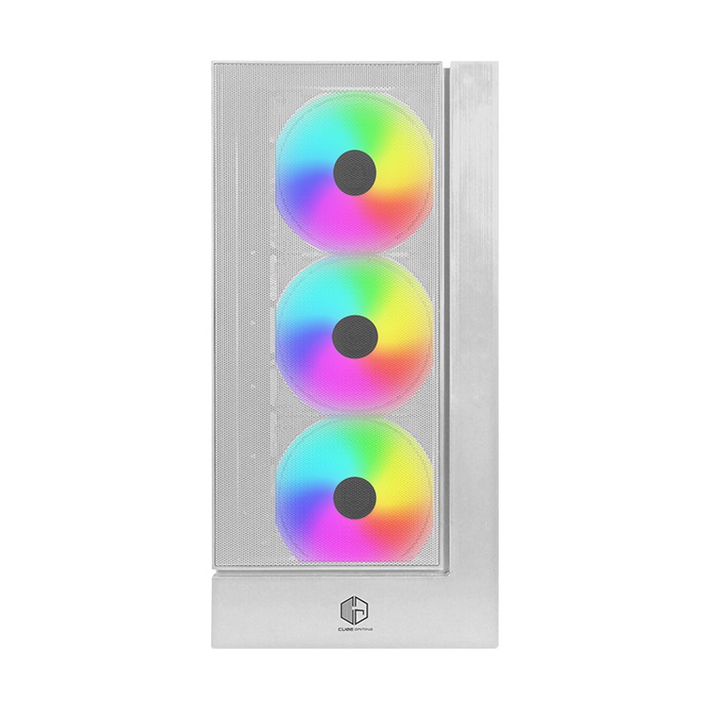 Cubegaming LICH - ATX Free 3 Fans RGB Tempered Glass